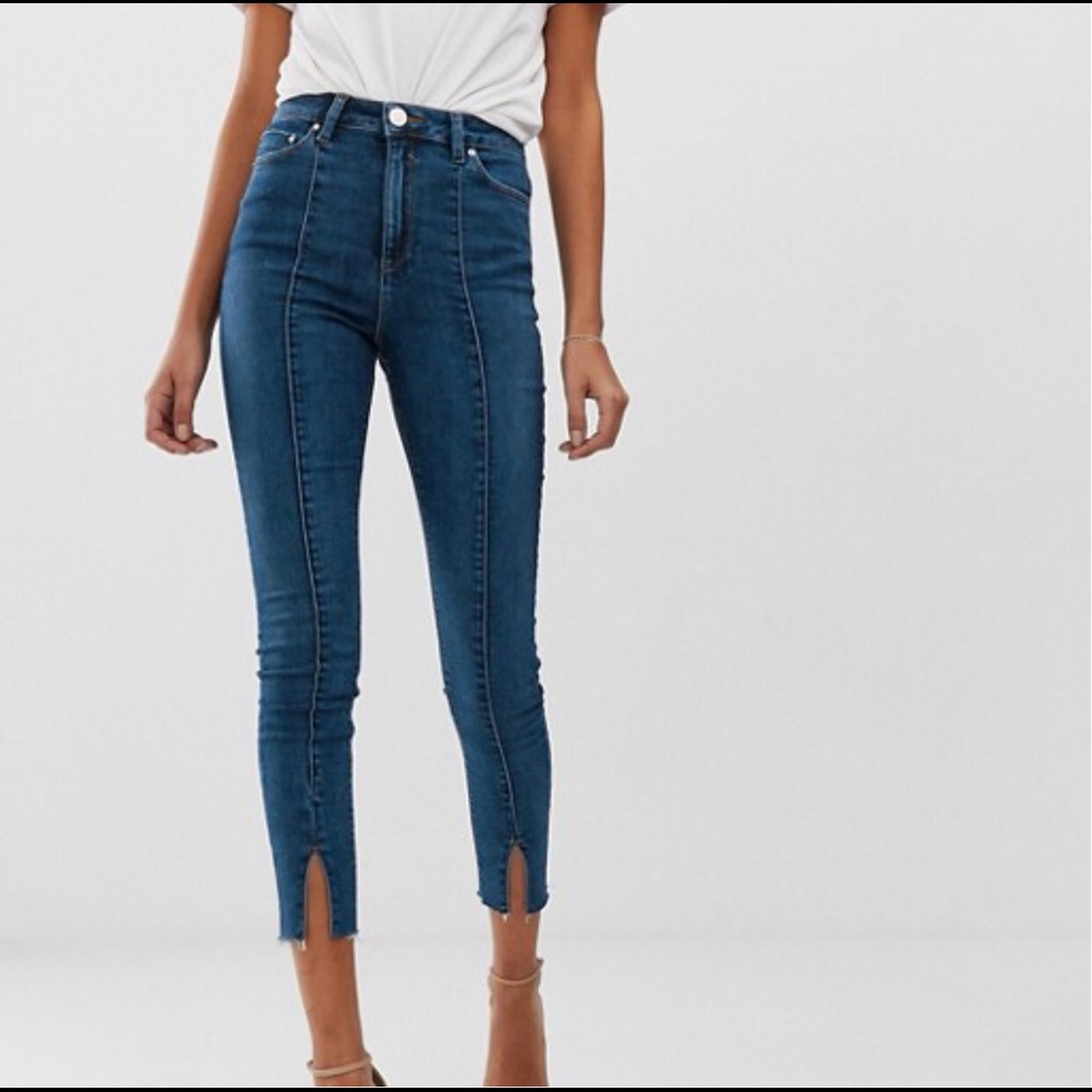 Brandnew Express front seam mid rise leggings 00p